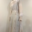 Raw Silk Wedding Dress, circa 1912