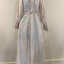 Raw Silk Wedding Dress, circa 1912