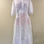 White Muslin & Lace Lingerie Dress, 1912-18