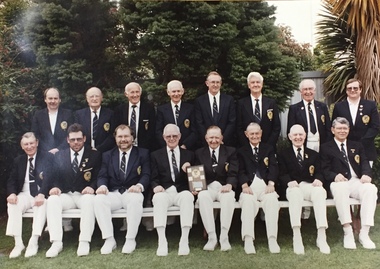 Kew Bowling Club Team, 1991-92