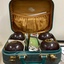 Cased Set of Lawn Bowls