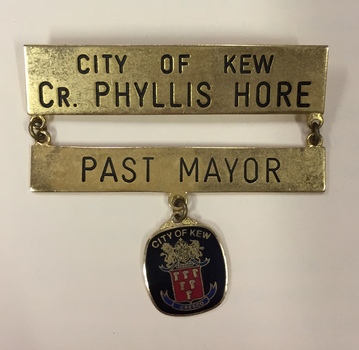Cr. Phyllis Hore - Past Mayor, City of Kew
