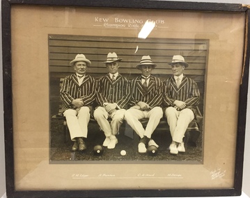 Kew Bowling Club Champion Rink 1929-30