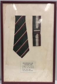 Kew Bowling Club Original Club Colours of Tie and Hatband