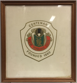 Kew Bowling Club Club Crest, 1980