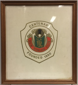 Kew Bowling Club Club Crest, 1980