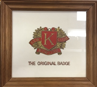 Kew Bowling Club ‘The Original Badge’