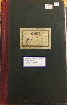 Auburn Heights Recreation Club Minute Book 1939-48