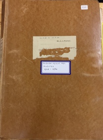Auburn Heights Recreation Club Minute Book 1948-54