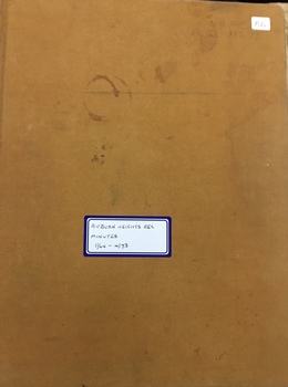 Auburn Heights Recreation Club Minute Book 1964-73