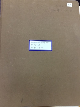 Auburn Heights Recreation Club Minute Book 1973-80