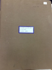 Auburn Heights Recreation Club Minute Book 1973-80