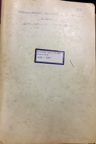 Auburn Heights Recreation Club Minutes of Meetings 1978-81