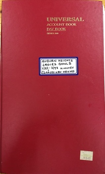Auburn Heights Ladies' Bowling Club 1990 Minute Book 1993-8
