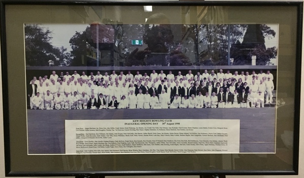 Kew Heights Bowling Club Inaugural Opening Day 30th August 1998