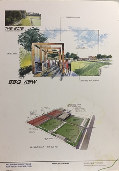 MCC Kew Sports Club Proposed Works BBQ View