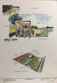 MCC Kew Sports Club Proposed Works BBQ View