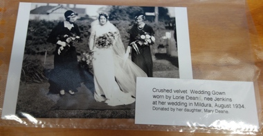 Photograph, Wedding of Laurie Dean, 1934, 1934