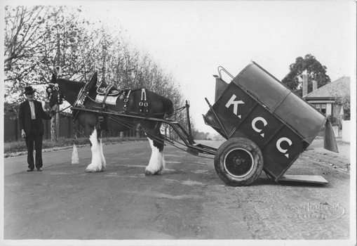 City of Kew Horse, Cart and Employee