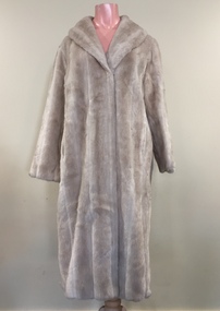 Pale Brown Faux Fur Coat  by Otex of Melbourne