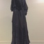 Black Lace Evening Dress, circa 1907