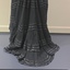 Black Lace Evening Dress, circa 1907