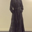Black Lace Evening Dress, circa 1907