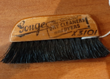 Functional object - Brown Gouge clothes brush, 1960s