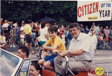 Photograph, Graeme Lindsay, Citizen of the Year, Kew Festival, 1992