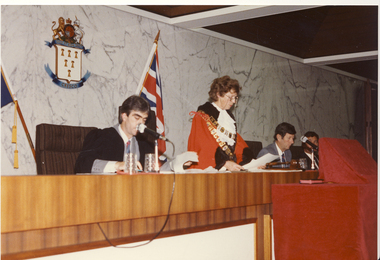 Photograph, Cr Phyllis Hore, Mayor of Kew 1985-1986, 1985