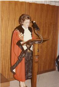 Photograph, Cr Phyllis Hore, Mayor of Kew 1985-1986, 1985