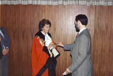 Photograph, Cr Phyllis Hore, Mayor of Kew 1985-1986, 1985