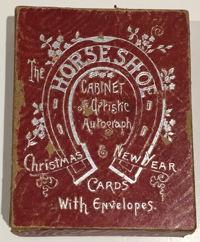 The Horseshoe : Cabinet of Artistic Autograph Christmas & New Year Cards with Envelopes