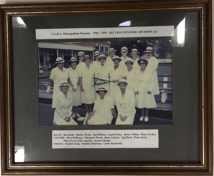 Kew Bowling Club VLBA Metropolitan Pennant Section Winners Division A2