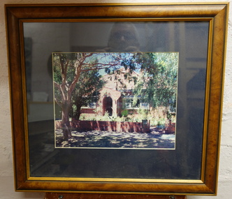 Photograph - Framed Photograph, Red Brick House