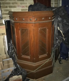 Furniture, Wooden Court Room Witness Box, 1880s