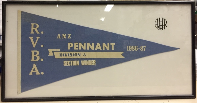 RVBA ANZ Pennant Division 8 Section Winner 1986-87