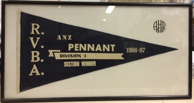 RVBA ANZ Pennant Division 3 Section Winner 1986-87