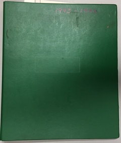 Auburn Heights Tennis Club Minute Book 1993-94