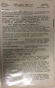 Auburn Heights Tennis Club Newsletters 1977-84