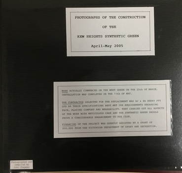 Kew Historical Society Inc
