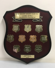Kew Heights Sports Club Inc Ladies' Bowls President's Handicap 1998-2008