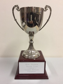 Kew Heights Tennis Club Ladies' Singles Champion