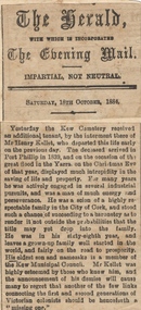 Newspaper - Newspaper Article, Sir Henry de Castres Kellett - Burial Report, 1924