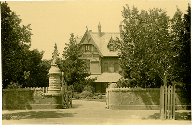 Photograph, J F C Farquhar, A View in Studley Park Road, 1891