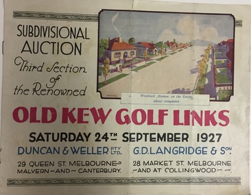 Old Kew Golf Links Estate (1927), page 1