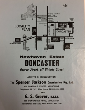 Reverse of Subdivision Plan - New Haven Estate, Doncaster