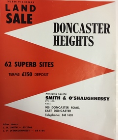 Subdivision Plan: Doncaster Heights Estate