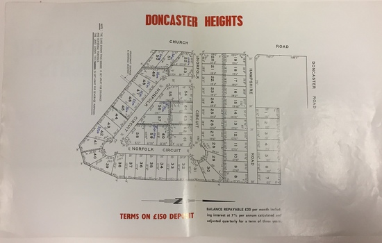 Subdivision Plan: Doncaster Heights Estate