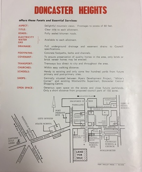 Subdivision Plan: Doncaster Heights Estate
